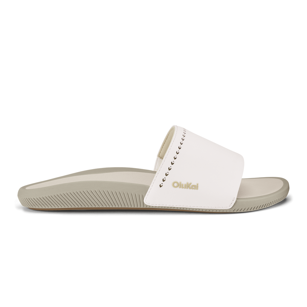 OlukaiUlele Slide - Bright White / Tapa