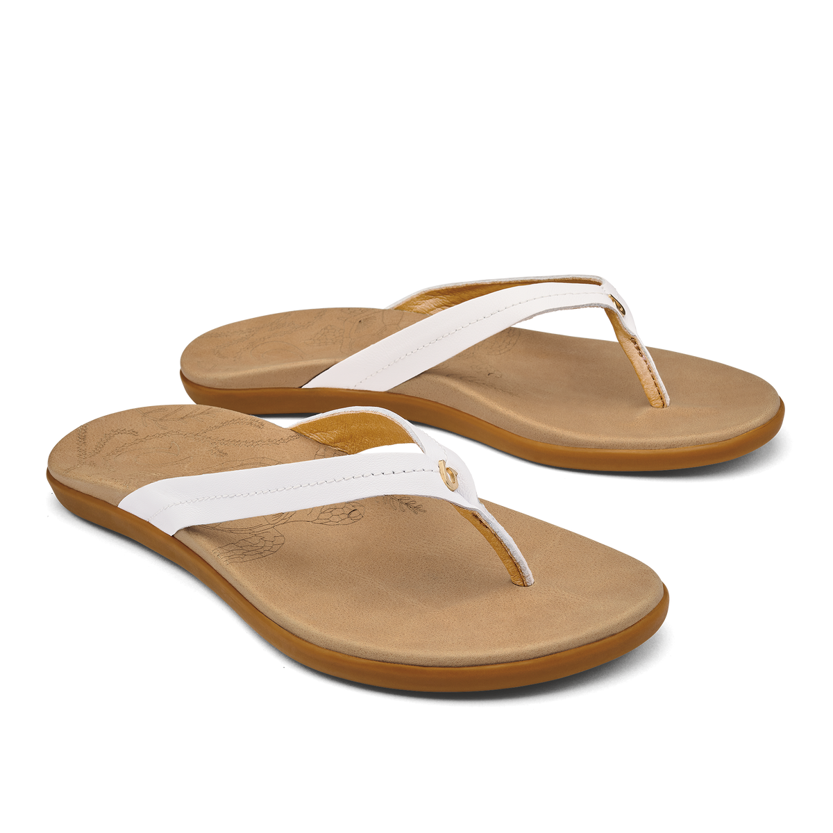 OlukaiHonu - Bright White / Golden Sand