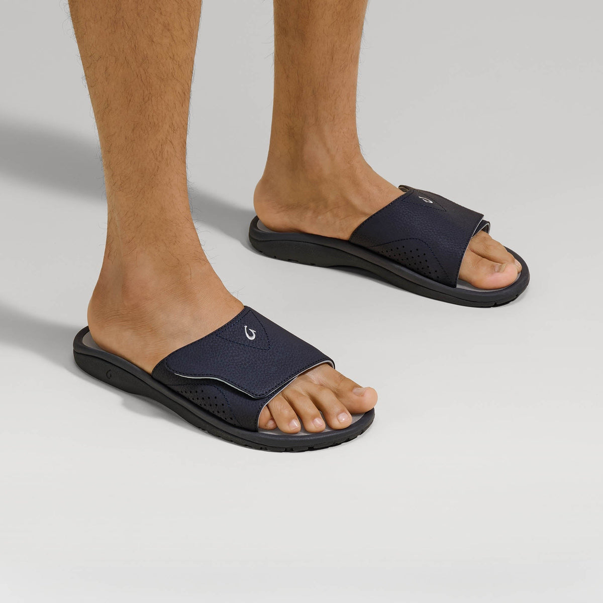 OlukaiNalu Slide - Trench Blue / Charcoal