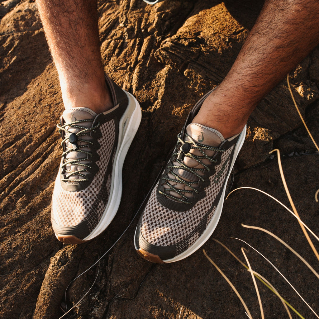 OlukaiʻAhi - Taupe Grey / Brown Koa
