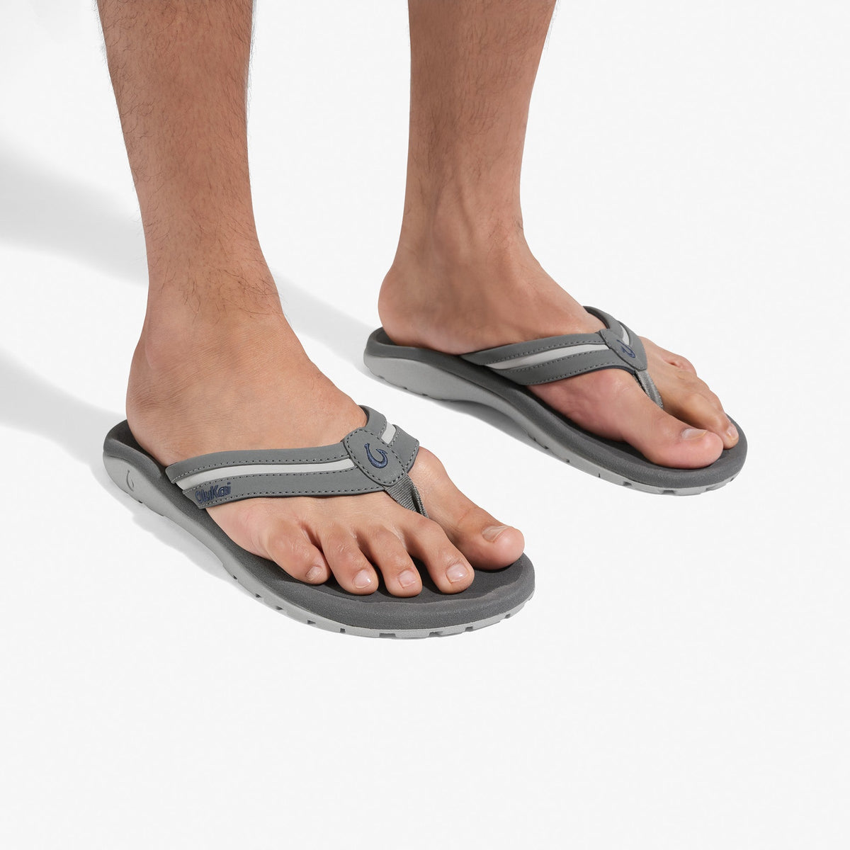 Olukai'Ohana Pālua - Cloud Grey / Rock