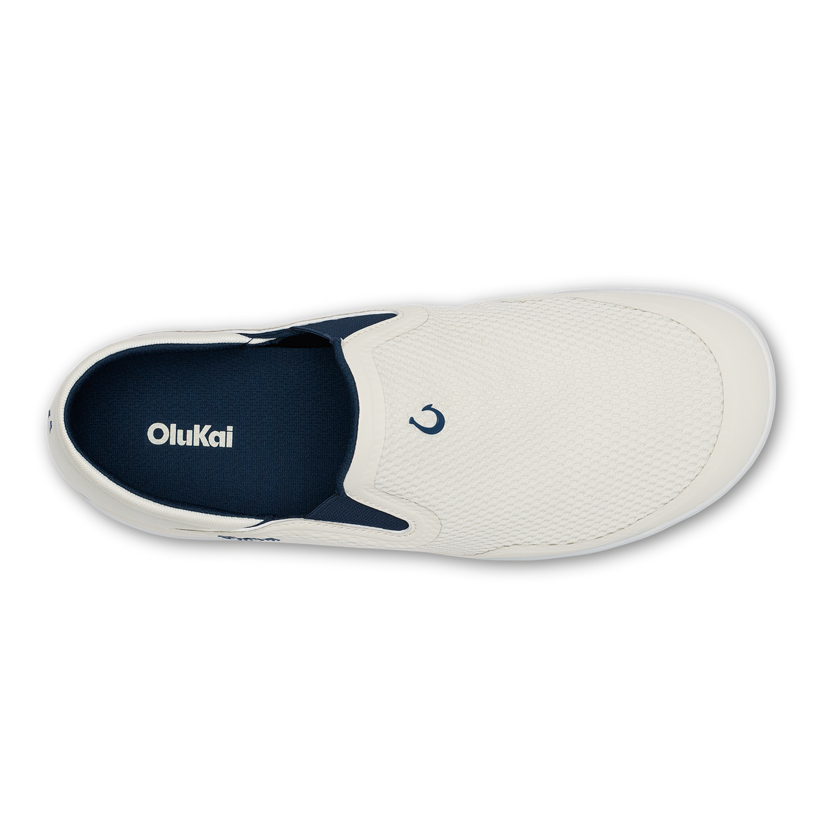 OlukaiMoku Slip On - White Sand / Trench Blue