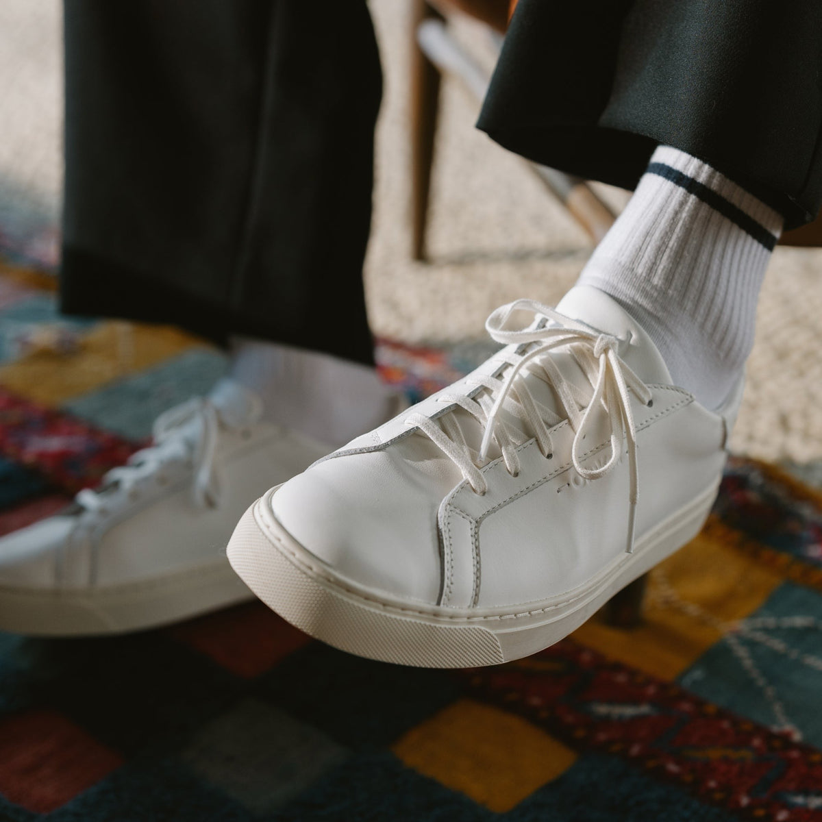 Kou Lace Up - White / White