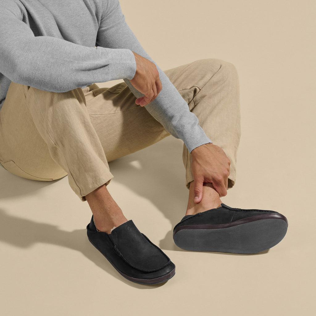 OlukaiMoloā Slipper - Black / Dk Java