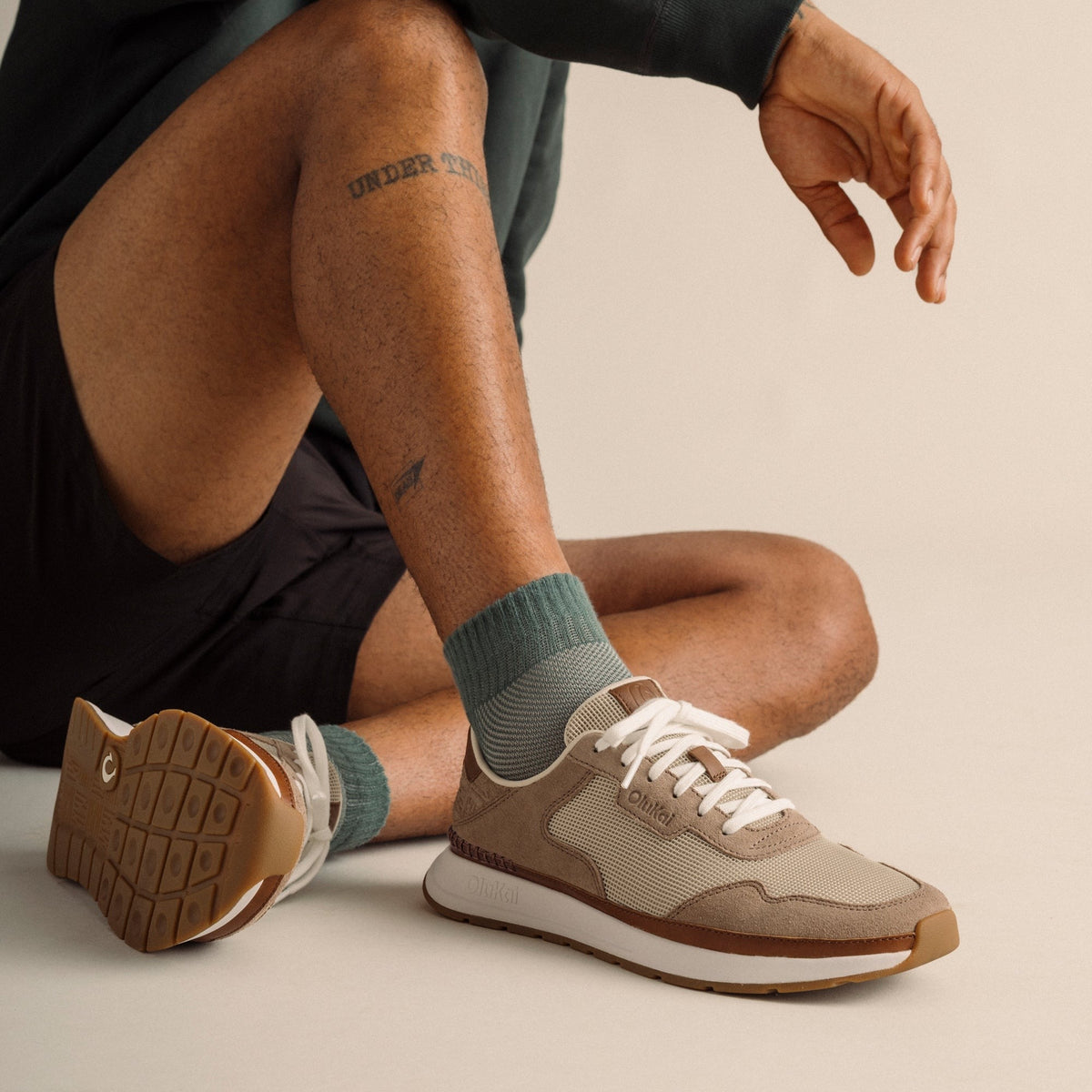 Koke - Ecru / Taupe Grey