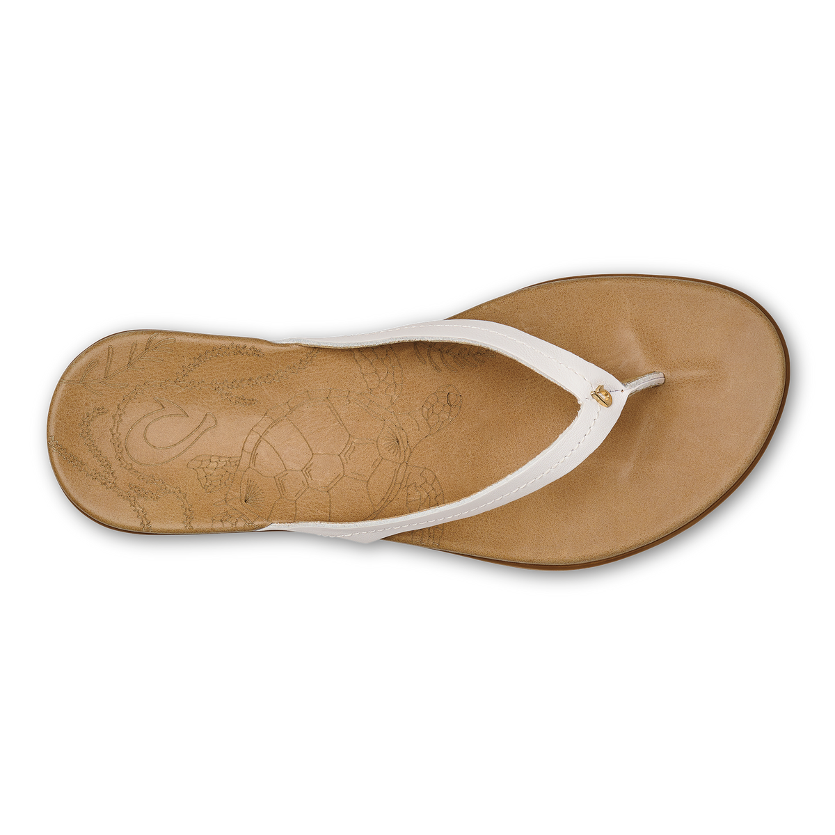 OlukaiHonu - Bright White / Golden Sand