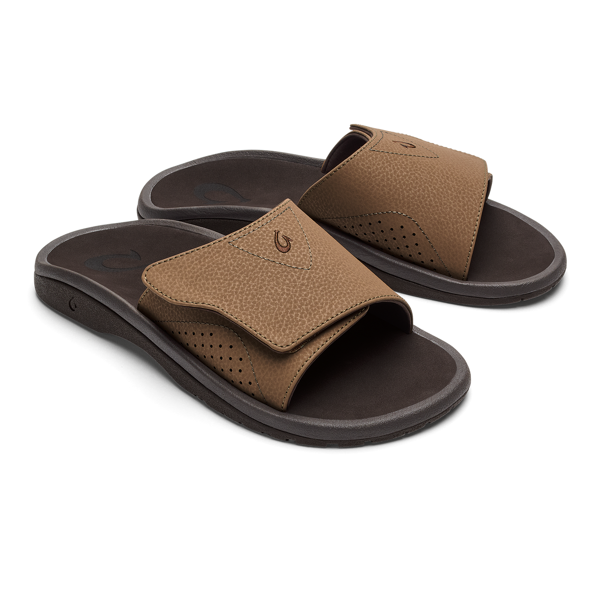 OlukaiNalu Slide - Tan / Dk Java
